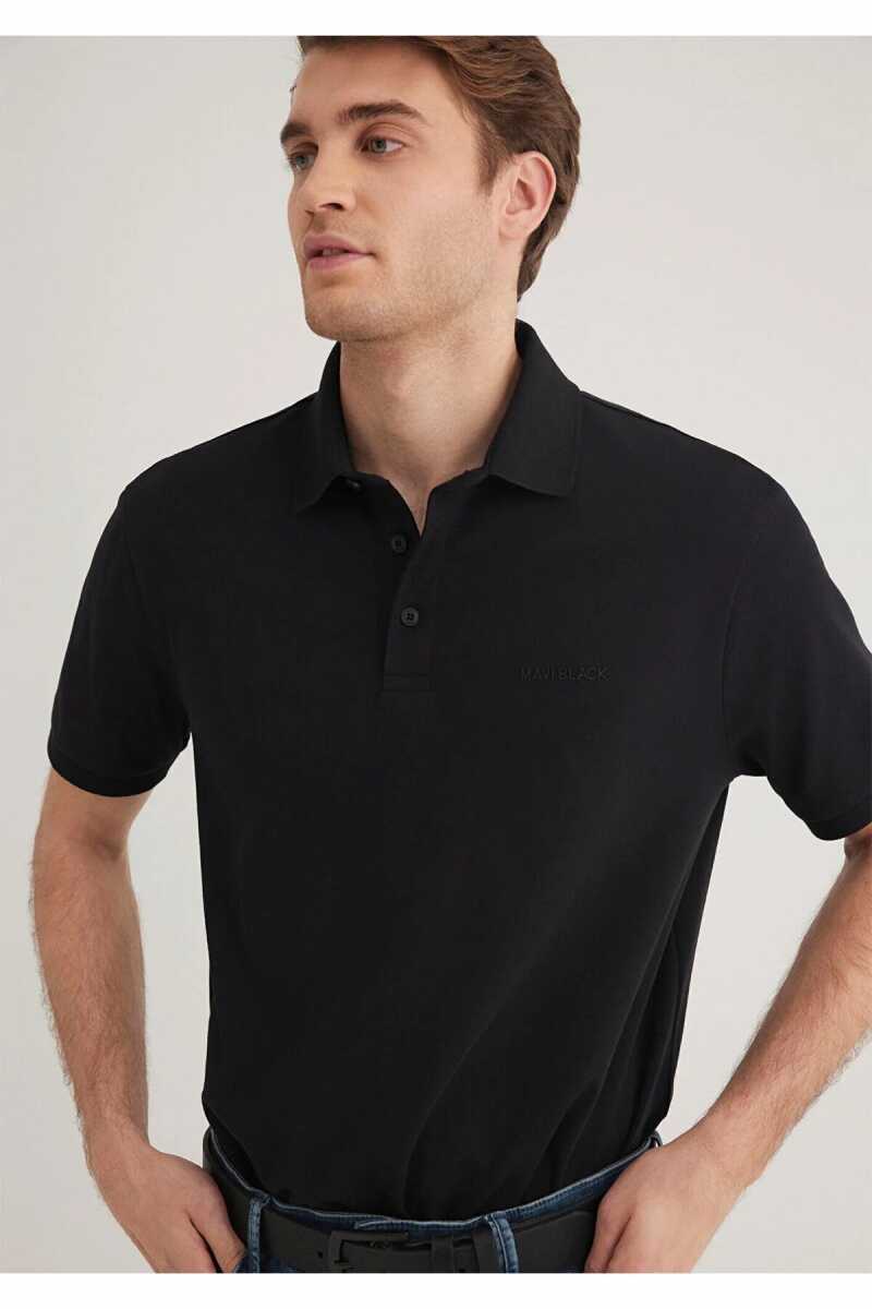 Mavi Siyah Polo Yaka Erkek Tişört 0612520-900