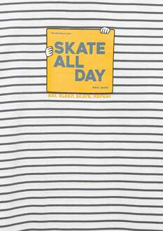 Mavi Skate All Day Baskılı Çocuk Tişört 6610263-89187 - 5