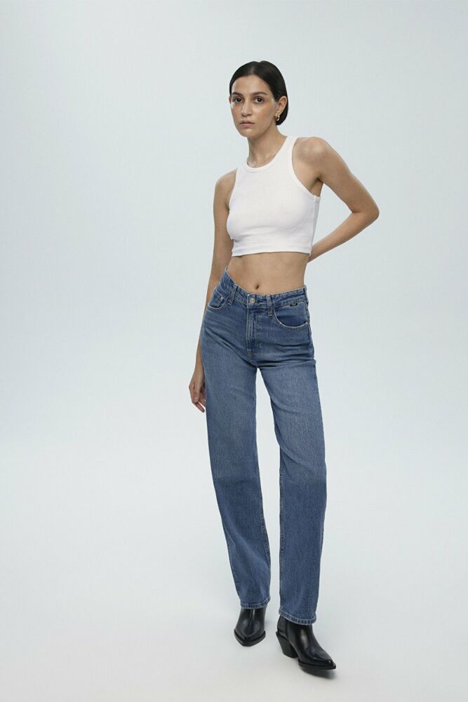 Mavi Sky Mid Classic Denim Kadın Jean Pantolon 1010627-87211 - 1