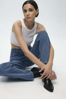 Mavi Sky Mid Classic Denim Kadın Jean Pantolon 1010627-87211 - 4