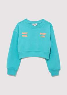 Mavi Smıle More Baskılı Çocuk Sweat 7S10090-71445 - 1
