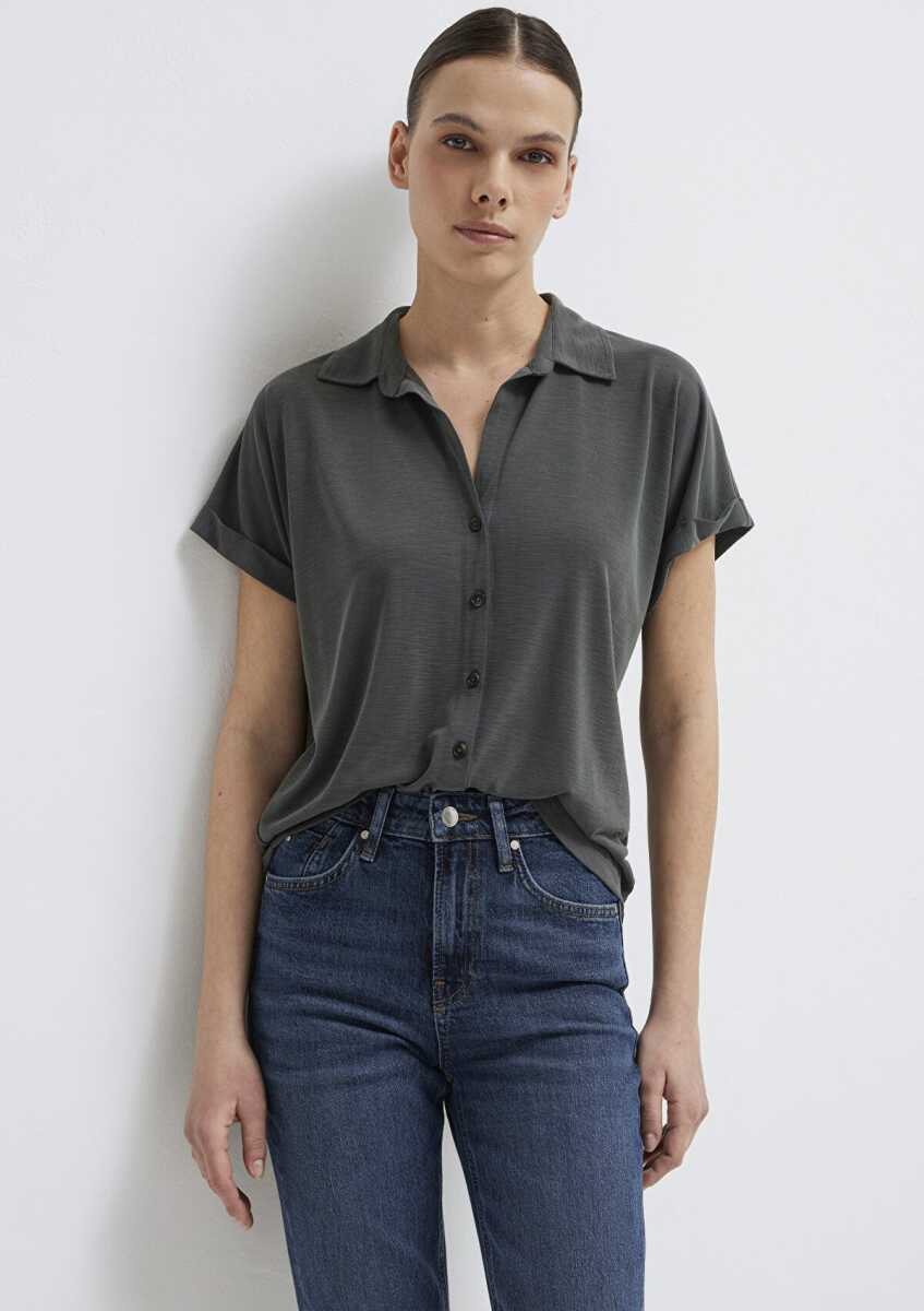 Mavi Soft-Premium Yeşil (TENCEL™) Modal Karışımlı Kadın Gömlek168081-71587