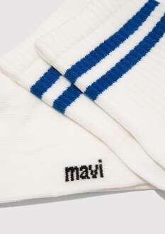 Mavi Soket Beyaz Erkek Çorap 0911594-20844 - 2