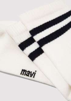 Mavi Soket Beyaz Erkek Çorap 0911594-21649 - 2