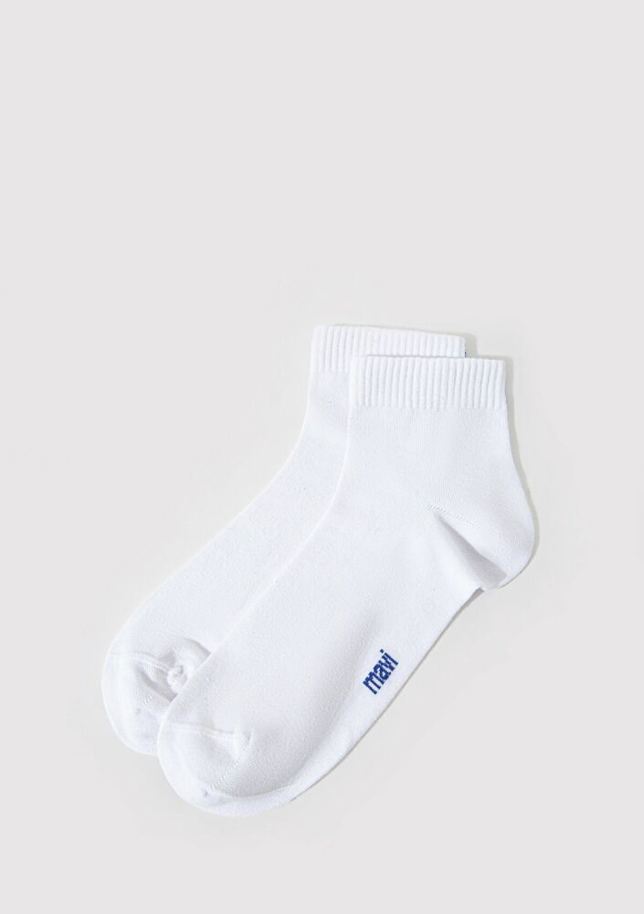 Mavi Soket Beyaz Erkek Çorap 0911597-620