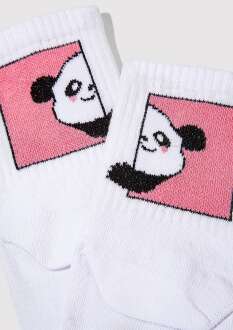 Mavi Soket Beyaz Kadın Çorap 1913533-620 - Mavi (1)