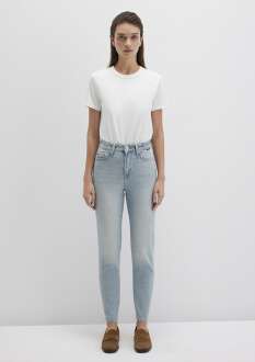 Mavi Star Lt Used Classic Demin Mom Jeans Süper Yüksek Bel Dar Paça Kadın Jean Pantolon 101077-90535 - 3