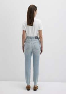Mavi Star Lt Used Classic Demin Mom Jeans Süper Yüksek Bel Dar Paça Kadın Jean Pantolon 101077-90535 - 4