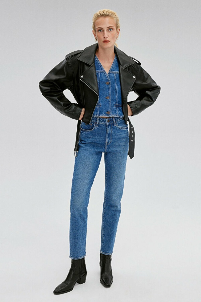 Mavi Star Mid Brushed Classıc Denim Kadın Jean Pantolon 101077-85611 - 1