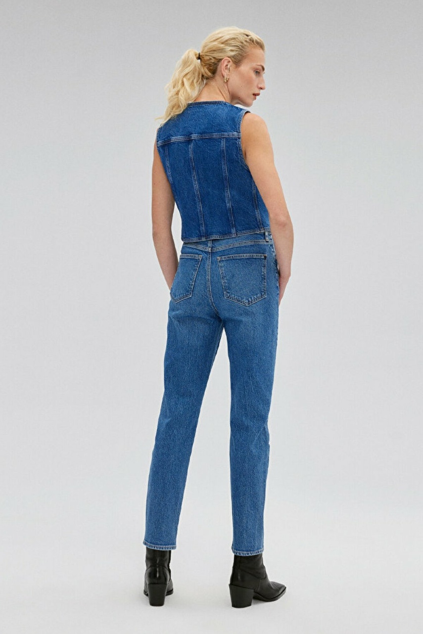 Mavi Star Mid Brushed Classıc Denim Kadın Jean Pantolon 101077-85611 - 4