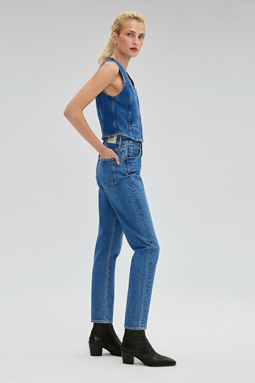 Mavi Star Mid Brushed Classıc Denim Kadın Jean Pantolon 101077-85611 - 5