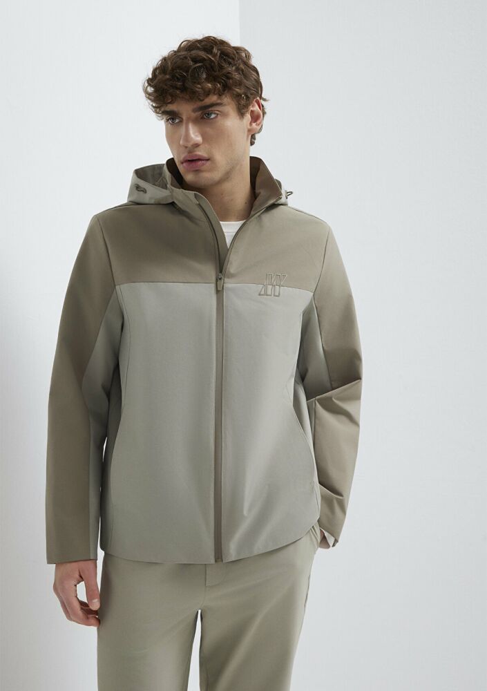 Mavi Su İtici Kapüşonlu Hak Loose Fiti Erkek Ceket 0110792-70154 - 1