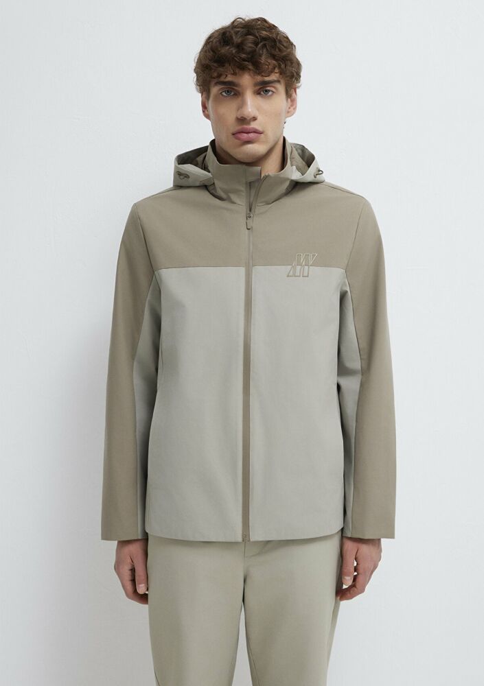 Mavi Su İtici Kapüşonlu Hak Loose Fiti Erkek Ceket 0110792-70154 - 4