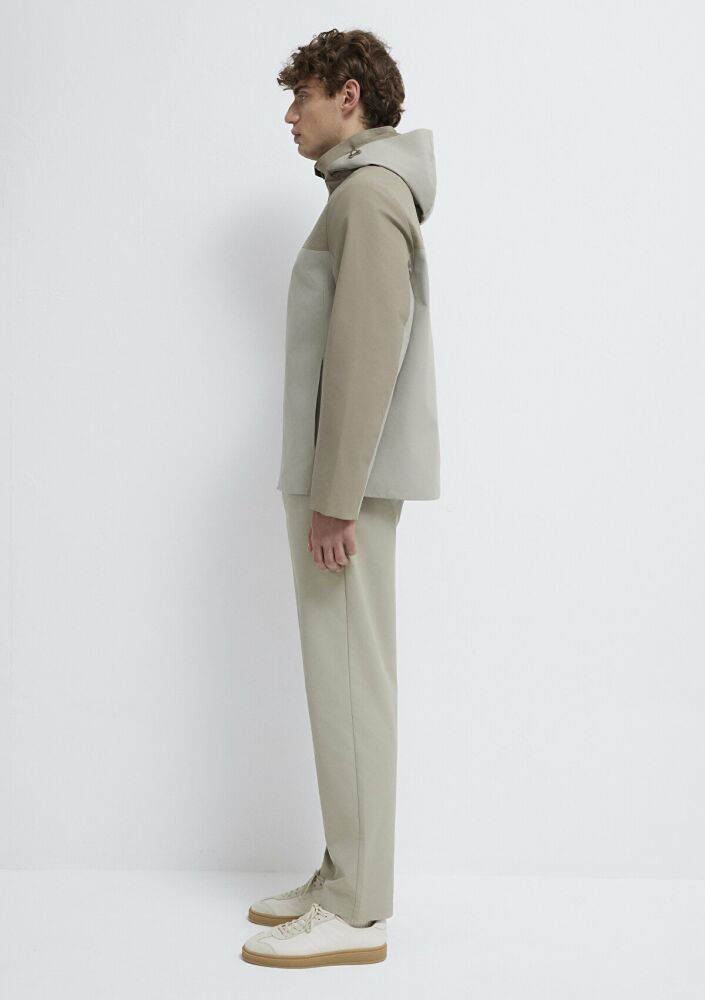 Mavi Su İtici Kapüşonlu Hak Loose Fiti Erkek Ceket 0110792-70154 - 5