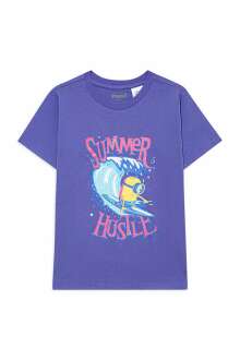 Mavi Summer Hustle Baskılı Mor Çocuk Tişört 6610102-70609 - 3