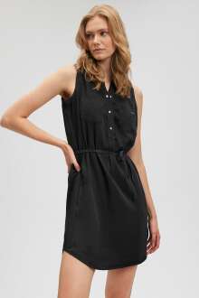 Mavi Suzy Smoke Gold Kadın Jean Elbise 130317-84407 - Mavi (1)