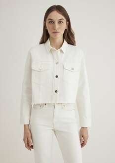 Mavi Thalıa White Premium Kadın Jean Ceket 1110289-8916 - 2