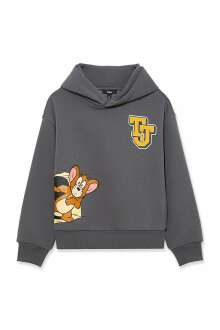 Mavi Tom & Jerry Baskılı Kapişonlu Çocuk Sweat 6S10029-85309 - 1