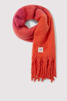 Mavi Turuncu Kadın Atkı 1912816-33651 - Mavi (1)