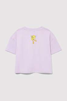 Mavi Tweety Unıversıty Baskılı Çocuk Tişört 7610246-70516 - 2