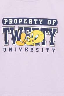 Mavi Tweety Unıversıty Baskılı Çocuk Tişört 7610246-70516 - 3