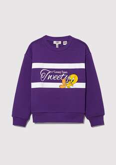 Mavi Twety Baskılı Çocuk Sweat 7S10073-70633 - 2