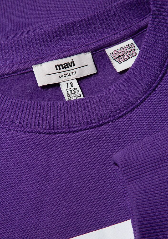 Mavi Twety Baskılı Çocuk Sweat 7S10073-70633 - 4