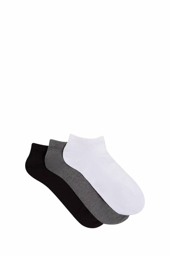 Mavi Üçlü Paket Erkek Çorap Siyah 090738-900