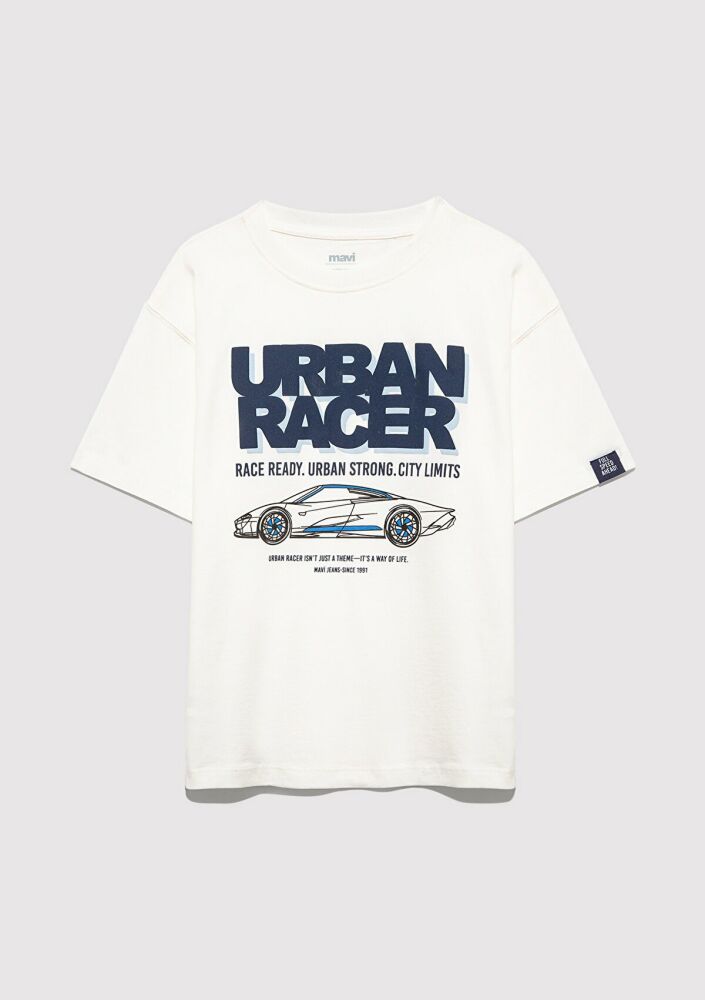Mavi Urban Racer Baskılı Çocuk Tişört 6610364-70057
