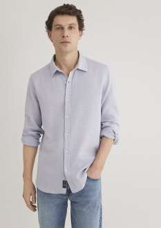 Mavi Uzun Kol Bebe Mavi Erkek Gömlek 0211390-70813 - Mavi (1)