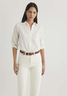 Mavi Uzun Kol Kadın Gömlek 1210954-84611 - Mavi (1)