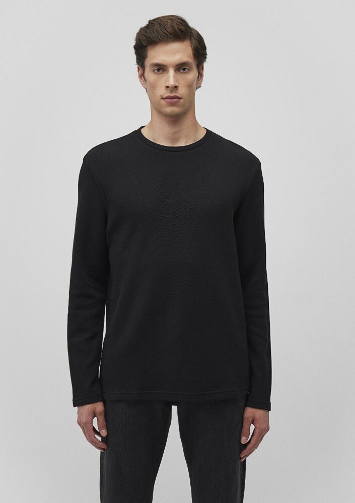 Mavi Uzun Kol Siyah Erkek Sweat 0611925-900 - 3