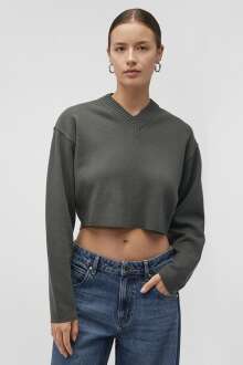 Mavi V Yaka Urban Kadın Kazak 1710512-87704 - Mavi (1)