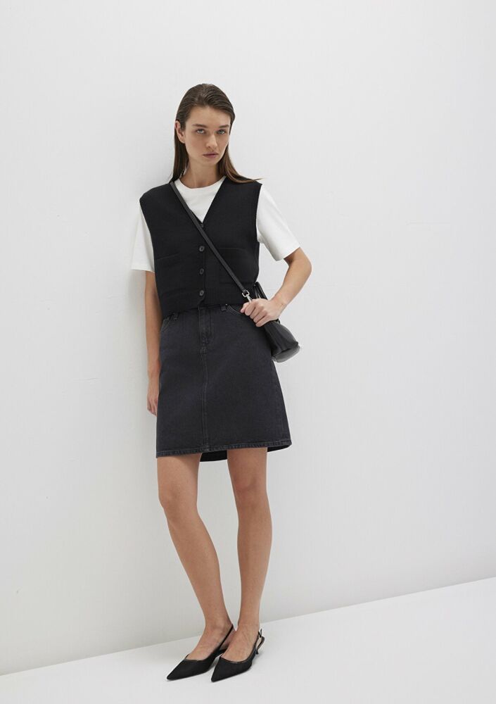 Mavi Valerıe Kadın Jean Etek 1319890550 (1)