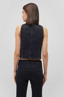 Mavi Vela Dark Smoke Denim Kadın Jean Ceket 1110448-87550 - 4
