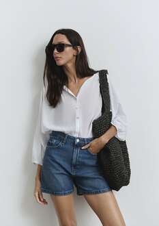 Mavi Verda Dark Blue 90's Kadın Jean Şort 1410059-89748 - 2