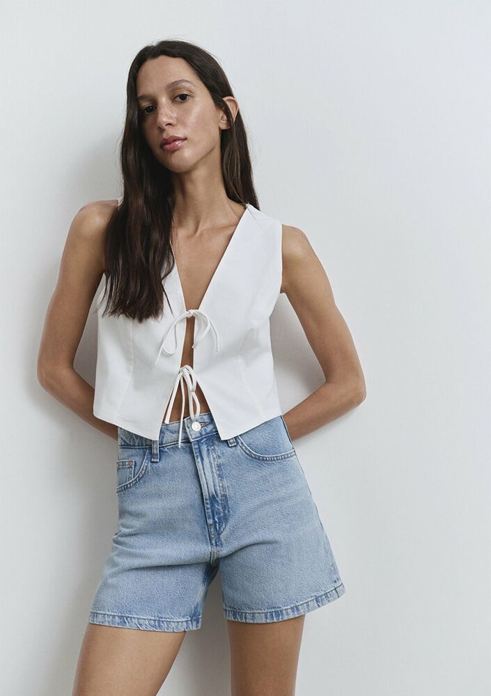 Mavi Verna Bleached 90's Kadın Jean Şort 1410059-89747 - 1