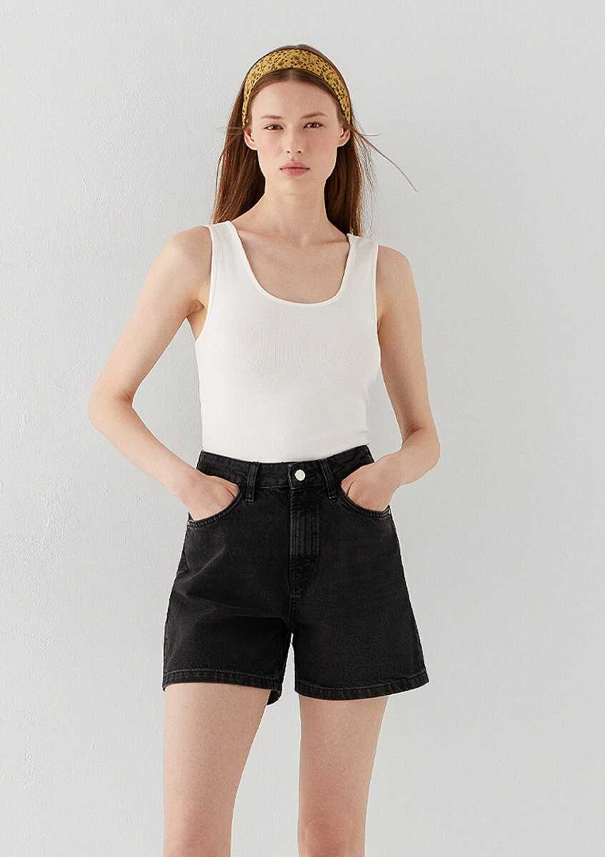 Mavi Verna Smoke Denim Kadın Jean Şort 1410059-A3154