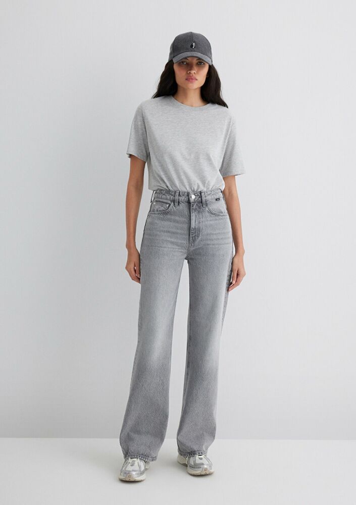 Mavi Victoria Real Blue Açık Gri Kadın Jean Pantolon 101072-90392 - 4