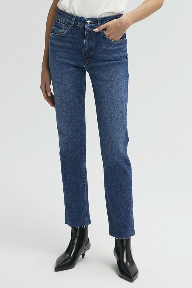 Mavi Viola Dark Brushed Mavi Premium Kadın Jean Pantolon 101048-85290 - 3