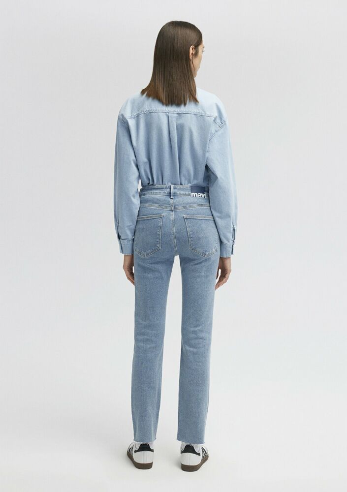 Mavi Vıola Lt Premıum Blue Kadın Jean Pantolon 101048-84189 - 4