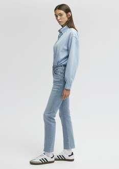 Mavi Vıola Lt Premıum Blue Kadın Jean Pantolon 101048-84189 - 5