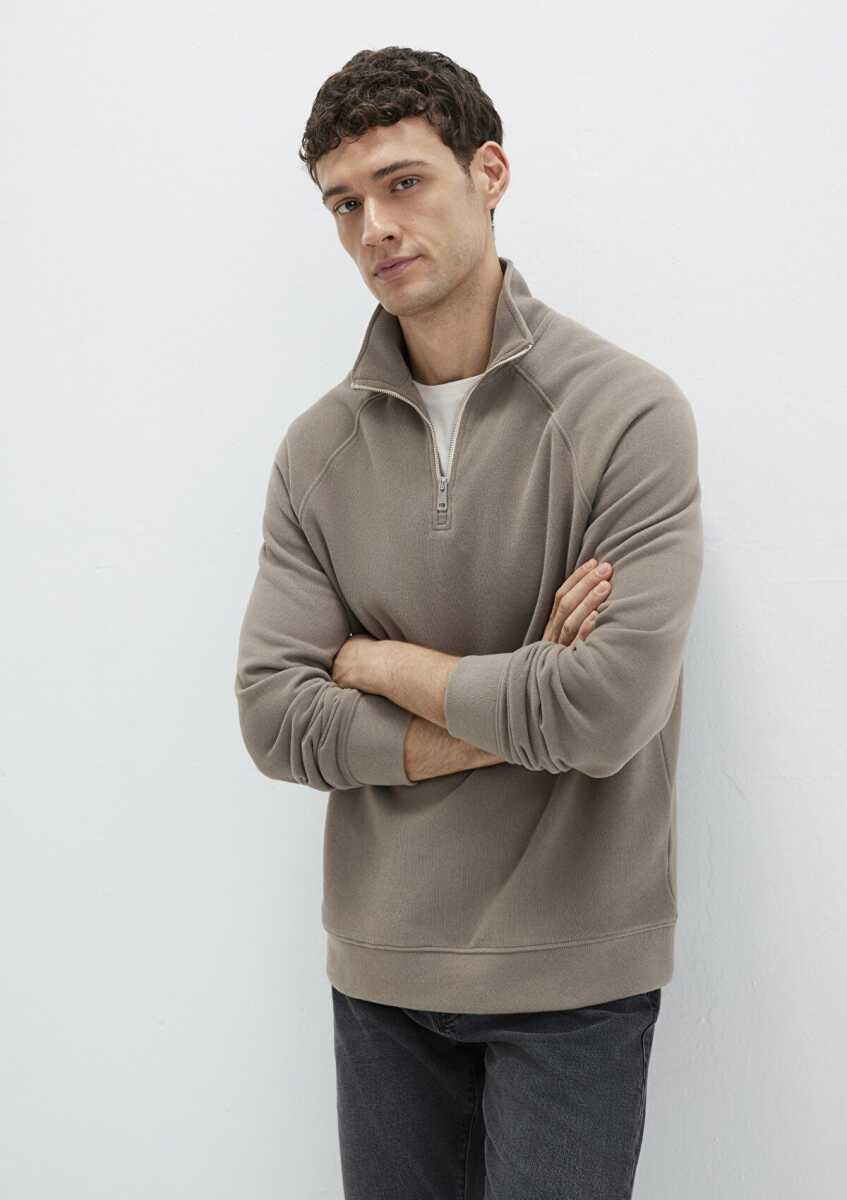 Mavi Yarı Fermuarlı Bej Regular Fit Erkek Sweat 0S10483-70380