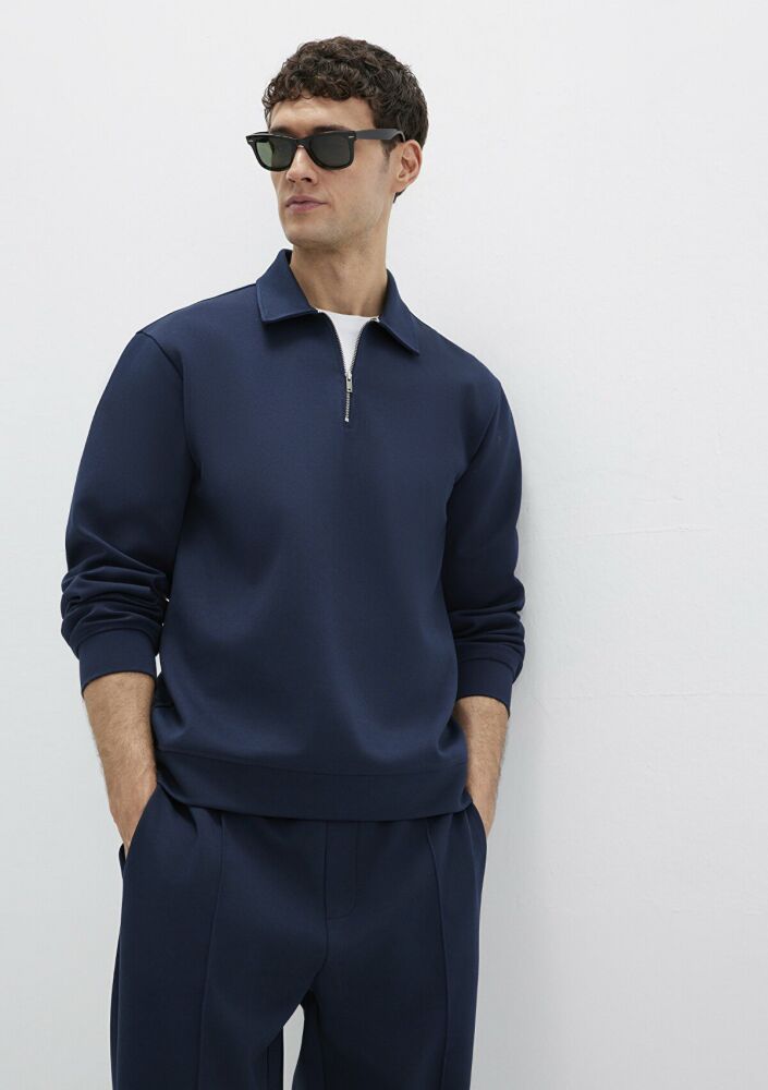Mavi Yarı Fermuarlı Lacivert Regular Fit Erkek Sweat 0S10382-80872 (1)