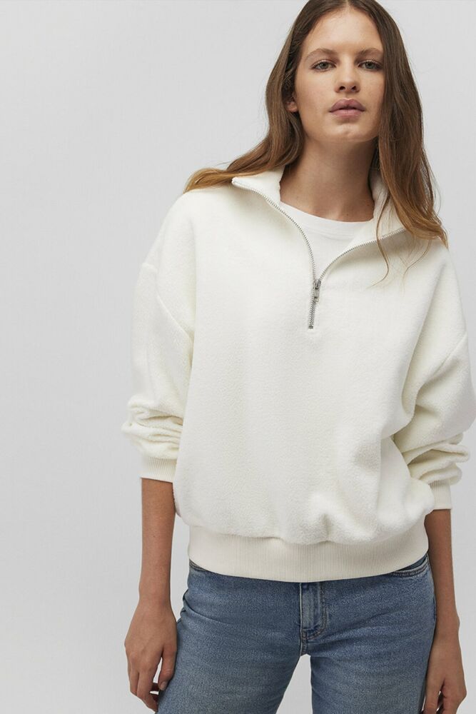 Mavi Yarım Fermuarlı Kadın Sweat 1S10244-80194 - 1