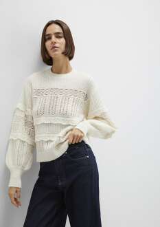 Mavi Yuvarlak Yaka Kadın Kazak 1710881-80194 - 1