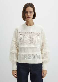 Mavi Yuvarlak Yaka Kadın Kazak 1710881-80194 - 3