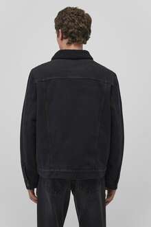 Mavi Zander Classic Denim Antrasit Suni Kürklü Jean Ceket 0111214-89117 - 5