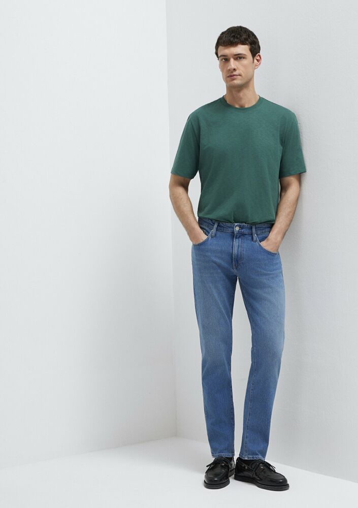Mılan Milan Classic Denim Indigo Mavisi Tarapet Erkek Jean Pantolon 00810A1722