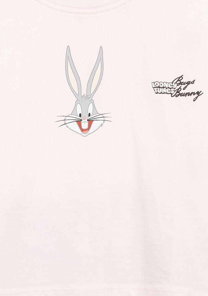 Navi Bugs Bunny Baskılı Çocuk Tişört 7610369-90773 - 3